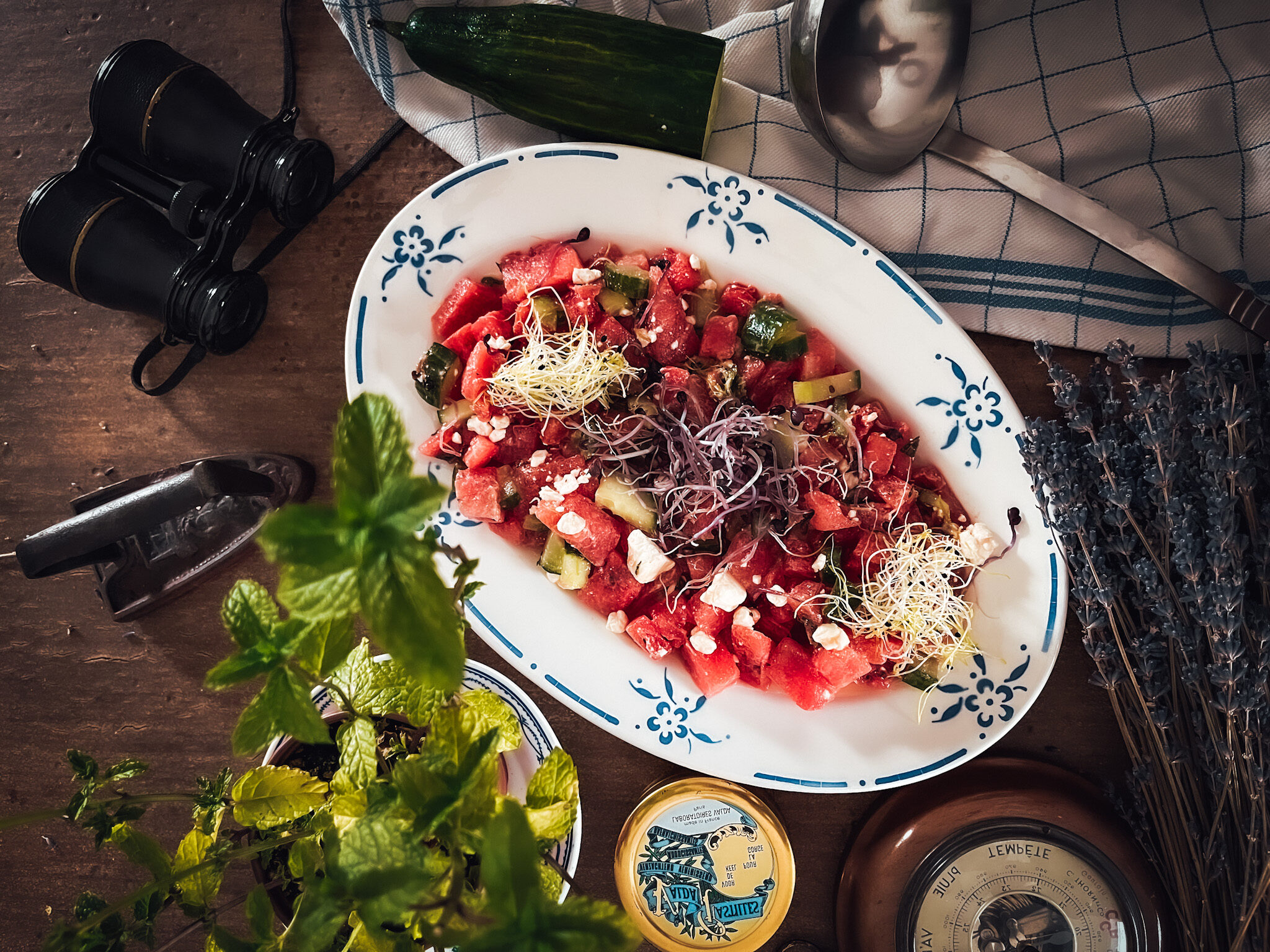 Super salade de pastèque 🍉 fraîche et savoureuse